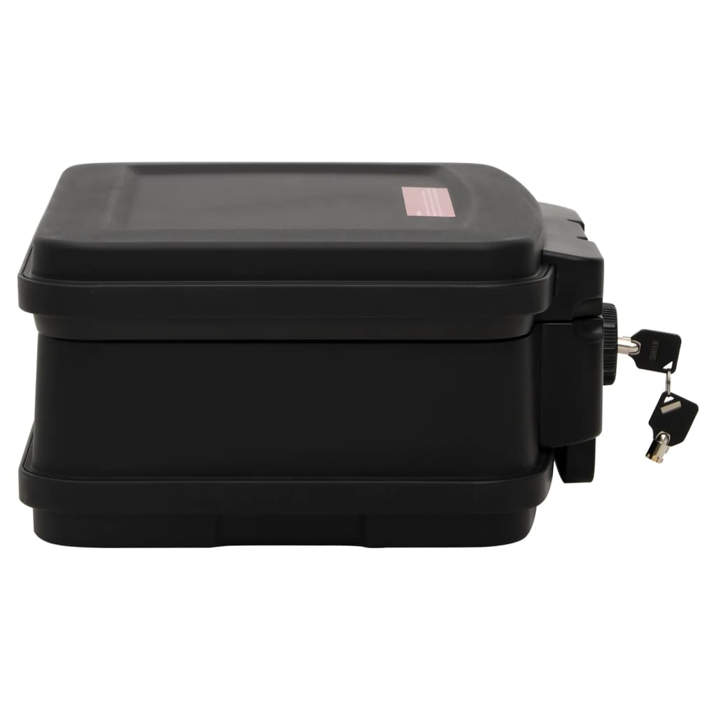 vidaXL Safe Box Black 38x32.5x16.5 cm