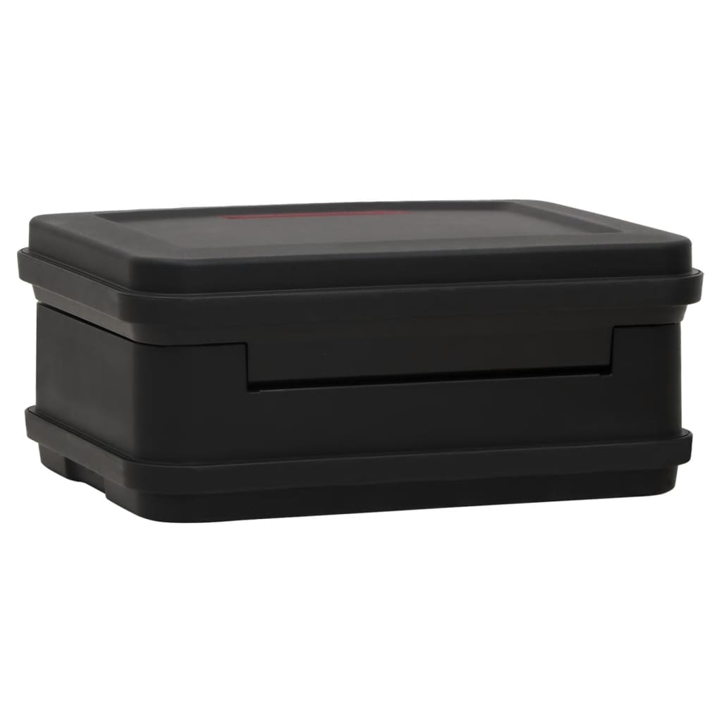 vidaXL Safe Box Black 38x32.5x16.5 cm