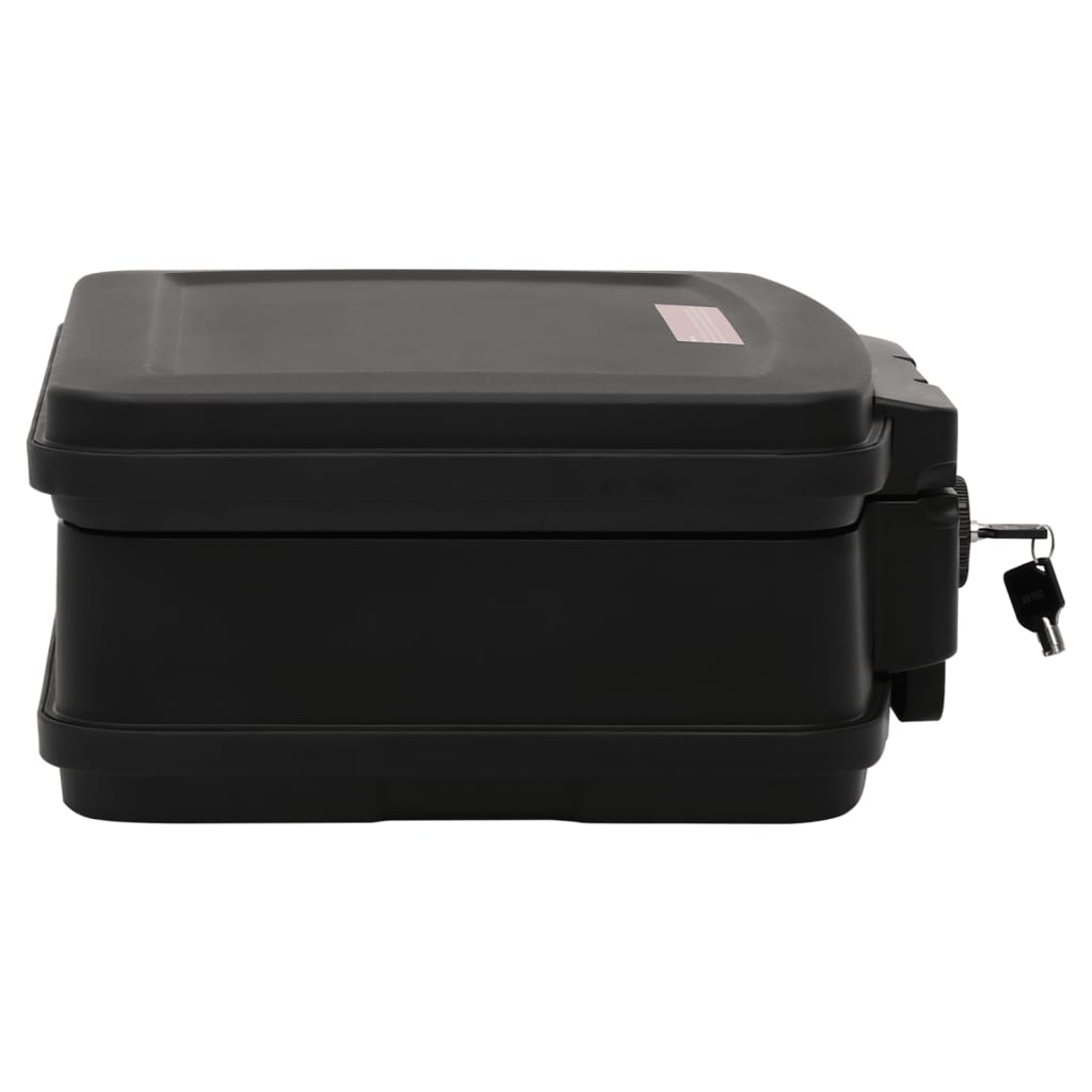 vidaXL Safe Box Black 38x32.5x16.5 cm