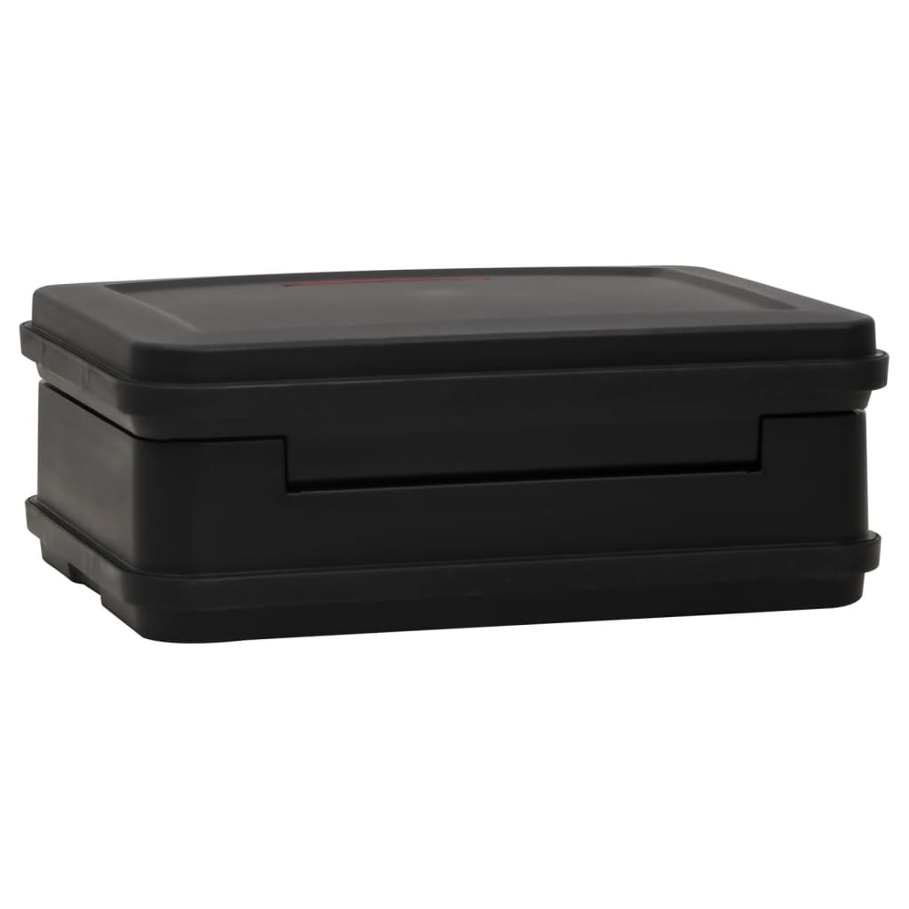 vidaXL Safe Box Black 38x32.5x16.5 cm