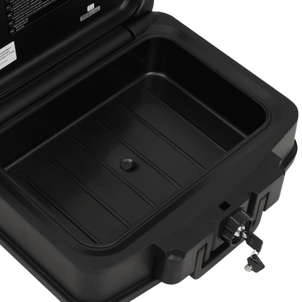 vidaXL Safe Box Black 38x32.5x16.5 cm