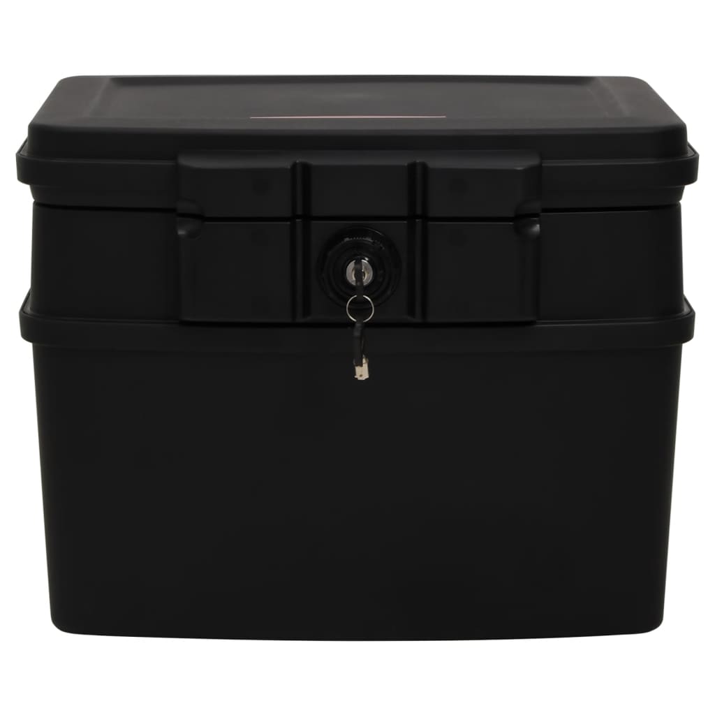 vidaXL Safe Box Black 38x32.5x16.5 cm